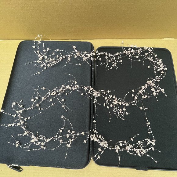 EUC Bead Spray String Decoration, Pink, Acrylic, 64" Long, Easter, Spring, Party - Picture 2 of 4